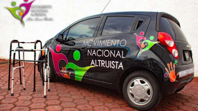 Movimiento Nacional Altruista Reafirma Su Compromiso al Donar Andaderas a Personas en Situación de Vulnerabilidad