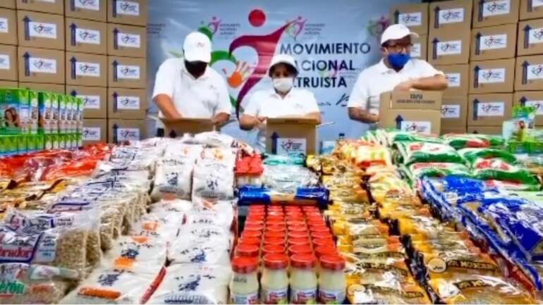 Movimiento Nacional Altruista intensifica su ayuda a comunidades marginadas durante la pandemia